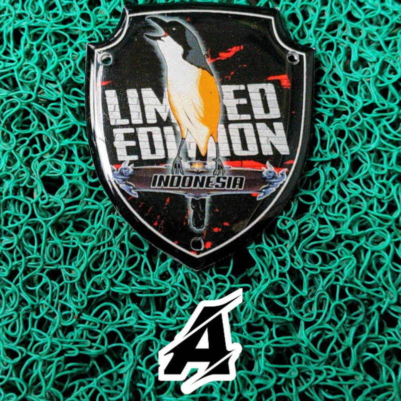 Emblem Sangkar Burung 3D Premium Cendet (PERBIJI)
