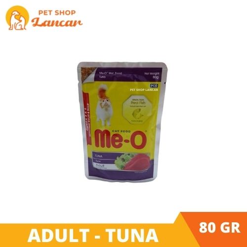 Meo Pouch Tuna Makanan Kucing Basah 80gr