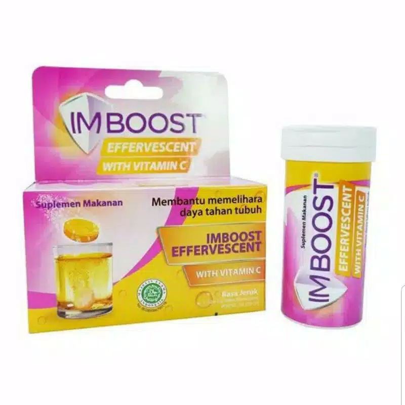 COD - IMBOOST EFFERVESCENT ISI 8 TABLET - SUPLEMEN DAYA TAHAN TUBUH