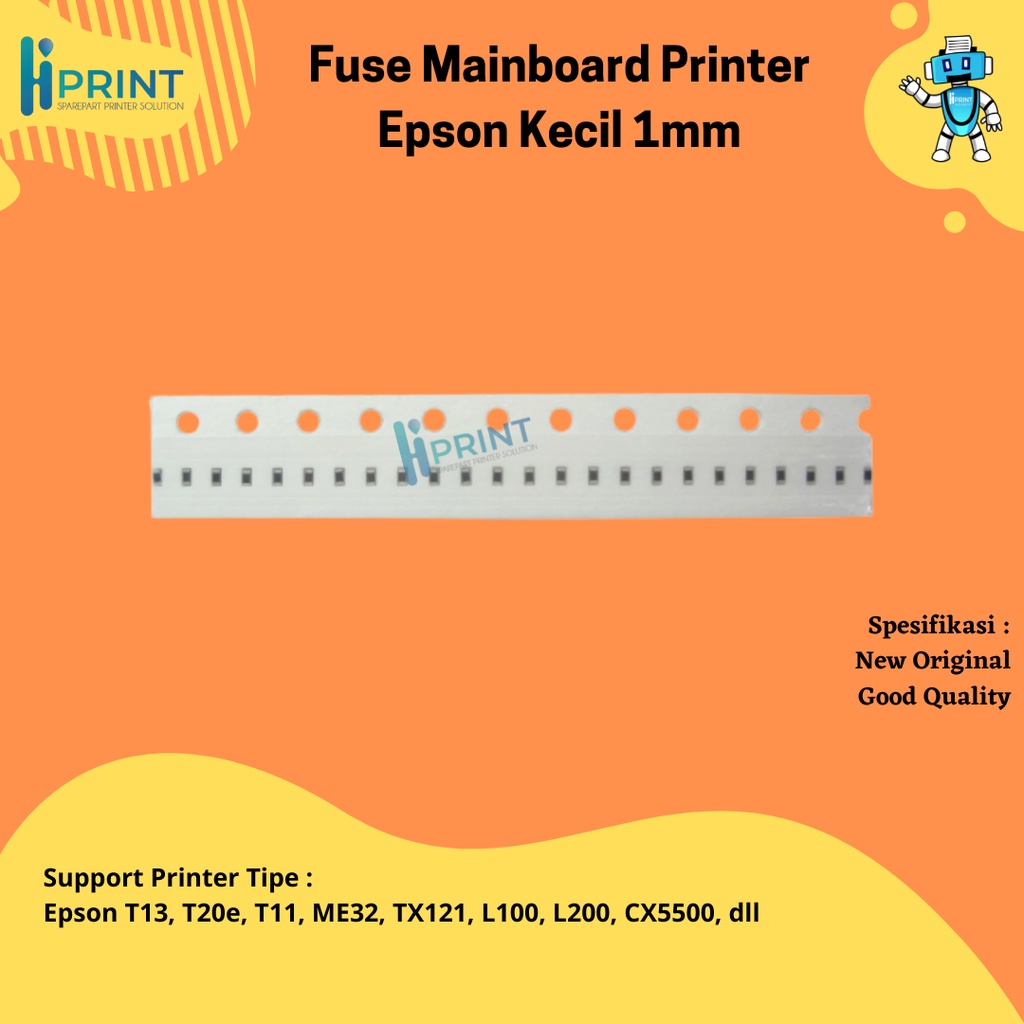 Jual Fuse Mainboard Printer Epson Kecil 1mm Fuse Mainboard Printer ...