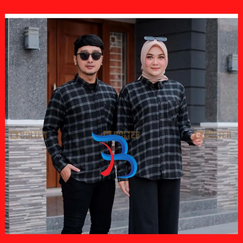 Planel pria Atasan panel Laki Laki baju Hem Flannel Cowok Cewek Flanel Tartan Pria Wanita Couple Kot