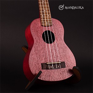 Ukulele Merah Soprano Mandalika FULLSET PREMIUM QUALITY - RED