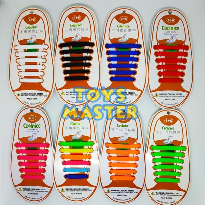 Promo Premium Tali Sepatu Silikon Tali Sepatu Karet Anak Anak