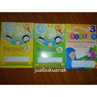 Buku Cara Membaca Cepat Anak Metode Bacalah jilid 1-3 | Shopee Indonesia