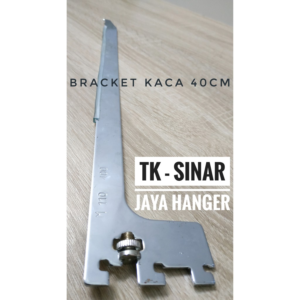 Daun Brecket kaca /brecket kaca 40cm