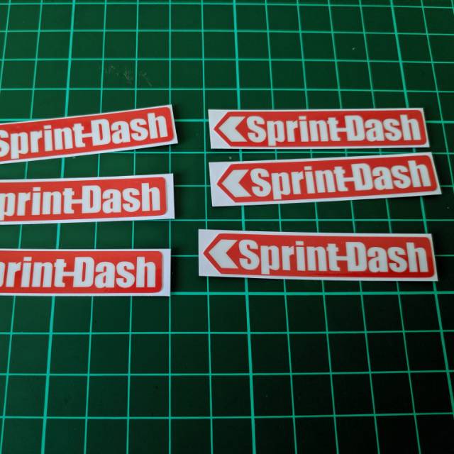 Sticker Sprint Dash Tamiya Mini 4wd
