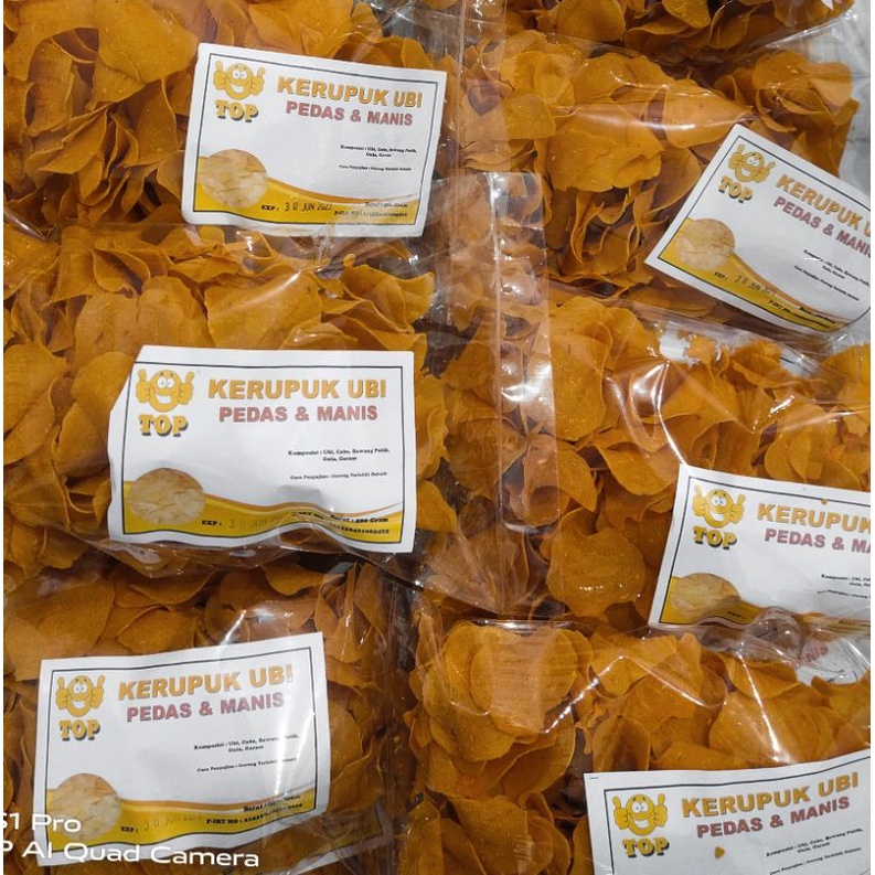 

Kerupuk Ubi Pedas Manis TOP berat 500g