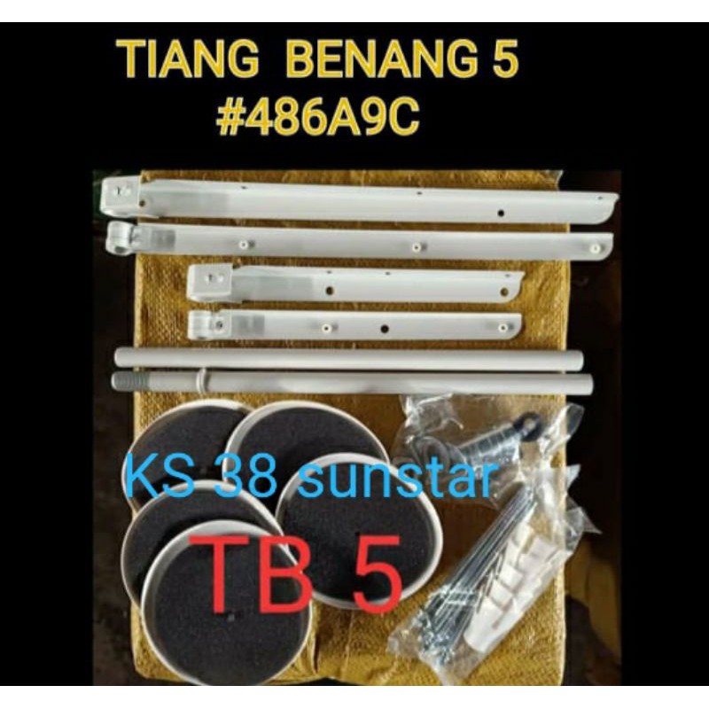 tiang benang 5 busa tebal kw 1