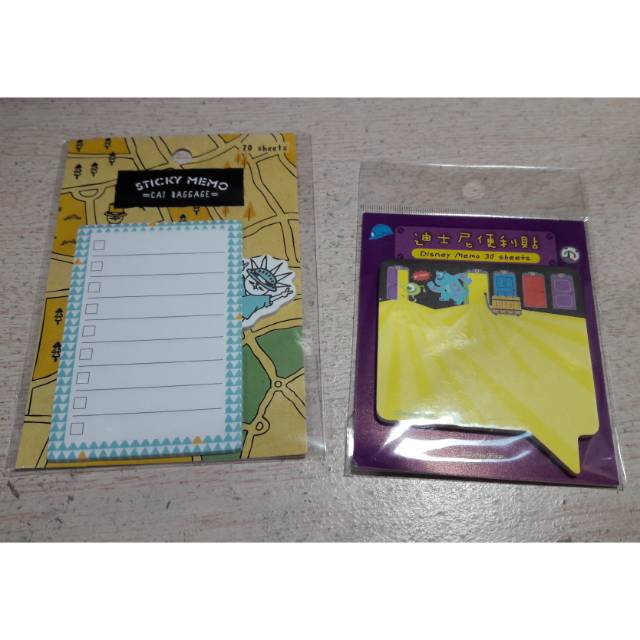 

[ READY STOCK ]STICKY NOTE / POST IT / MEMO KARAKTER