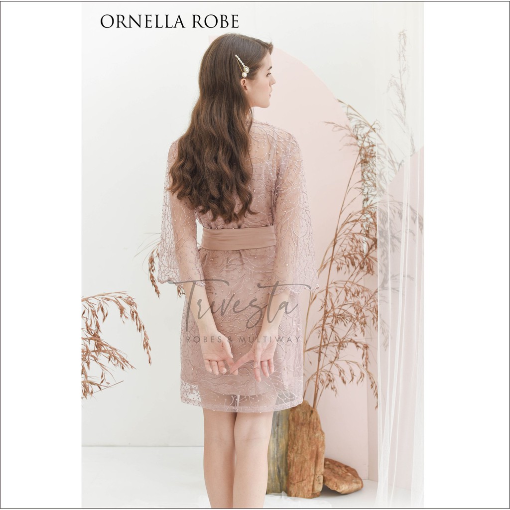 Ornella Robe- Blooming Collection - KIMONO ROBE PENGANTIN / BRIDESMAID