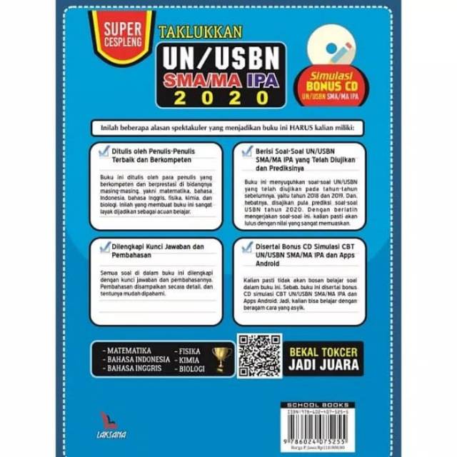 Super Cespleng Taklukkan UN/USBN SMA/MA IPA 2020 (Bonus CD)-1