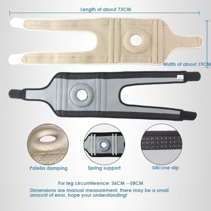 ALAT TERAPI DEKER LUTUT - KNEE SUPPORT BRACE PELINDUNG LUTUT DEKER