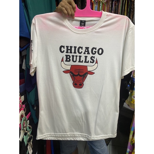 Kaos tshirt chicago bulls white distro