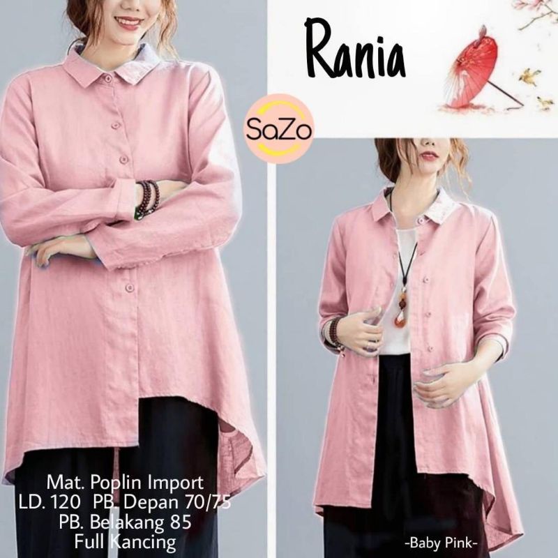 RANIA BLOUSE BAJU WANITA TERBARU BY SAZO