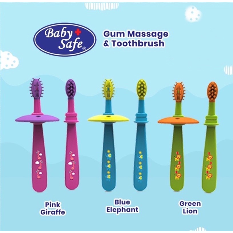 Baby Safe TB003 Sikat Gigi Gusi Bayi Gum Massage Tooth Brush