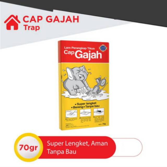 Lem Tikus Papan Cap Gajah // Lem Gajah // Lem Tikus Gajah