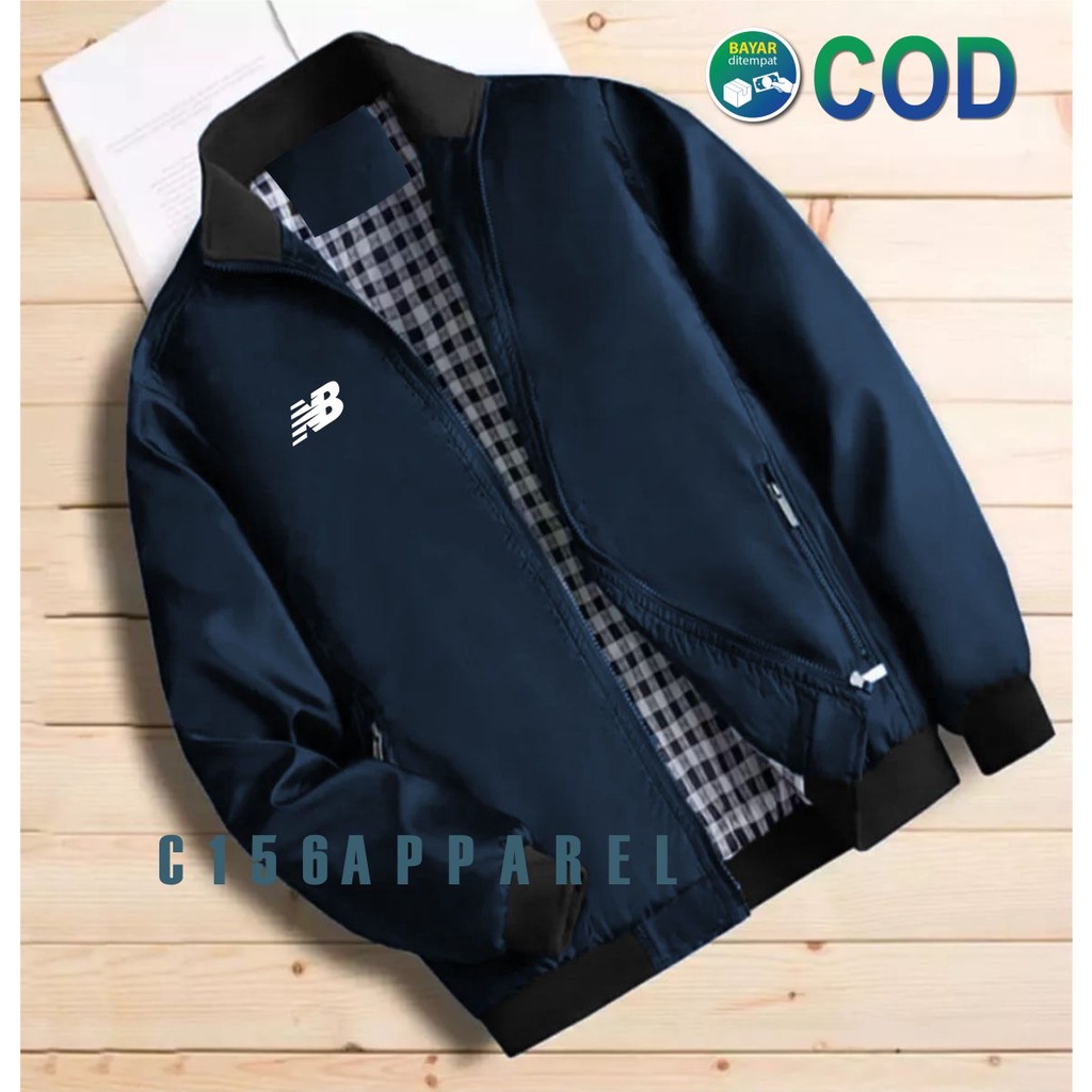 Jaket Pria KAPPA Outdoor Semi Waterproof Anti Air Jaket Harrington Musim dingin