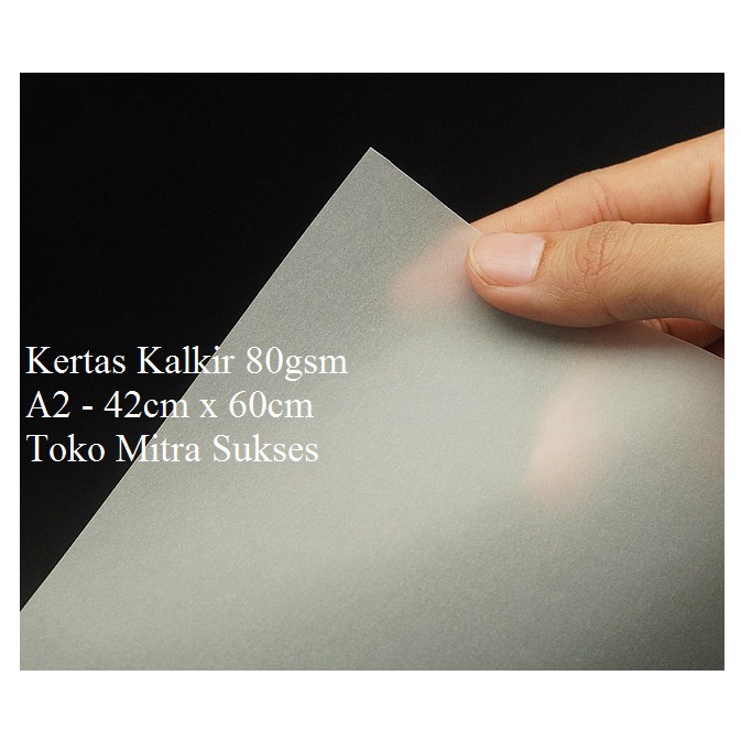 

HJK 10 Lembar Kertas Kalkir 80gsm A2 - 42cm x 60cm
