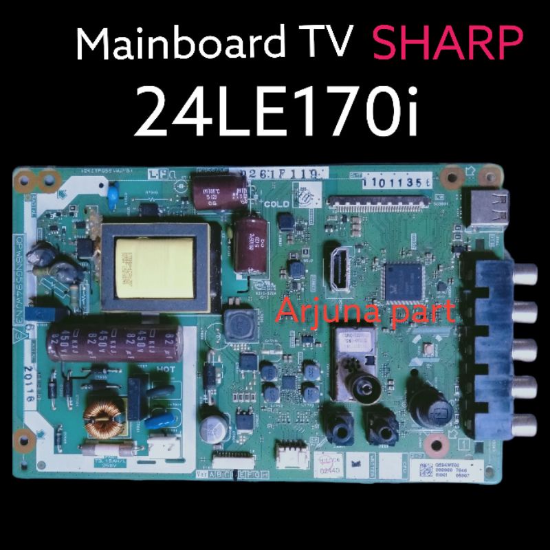mainboard TV Sharp LC24LE170i / MB tv Sharp 24LE170i / MB 24LE170i / 24LE170i