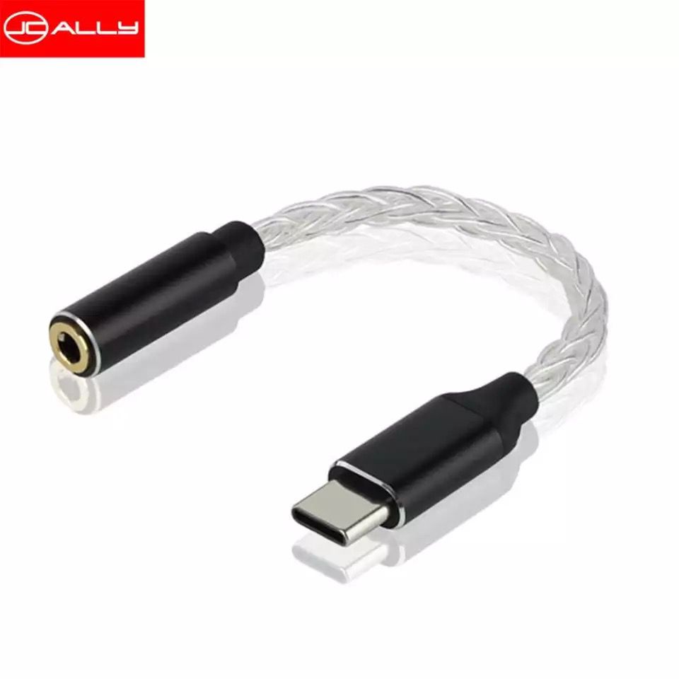 Jcally JM04 Pro Jack 3.5mm to Type C Audio DAC Dongle Adapter 32bit 384Khz - Garansi Resmi 1 Tahun