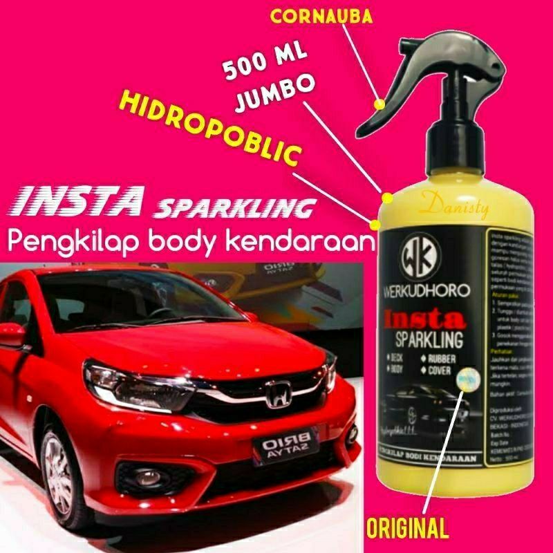 UKURAN JUMBO Pengkilap body motor mobil EFEK DAUN TALAS/HIDROPHOBIC