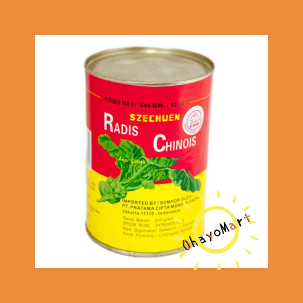 Szechuen Radis Chinois/ Preserved Vegetable/ Sayur Lobak 340g