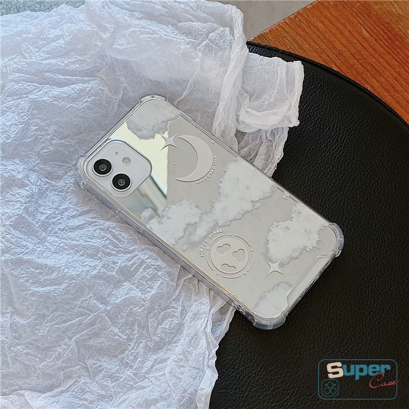 Soft Case Tpu Motif Langit Berbintang Untuk iPhone 11 12 13 Pro Max 7Plus 8Plus X XR XS Max SE 2020