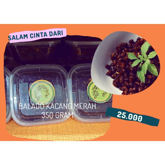 

Balado kacang merah