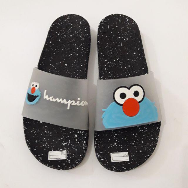 NILDA collection - Sandal Elmo Champion Wanita Karakter Sol Bintik-Biru