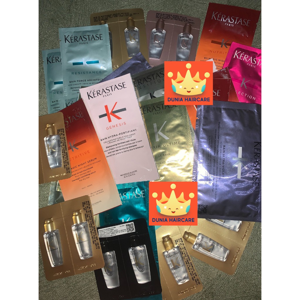 Kerastase SACHET / Kerastase MINI Travel Size / Kerastase SAMPLE