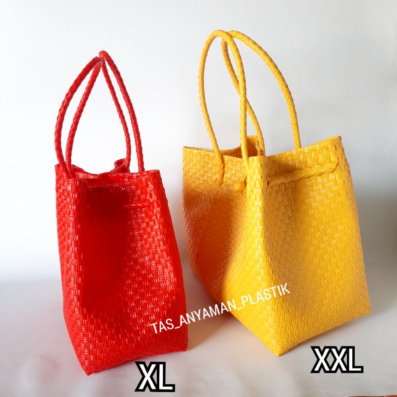 BEST SELLER Tas Wanita Anyaman Plastik Jali Pastel Series Premium Tas Anyaman Souvenir Belanja custom Anyam Plastik Jaly