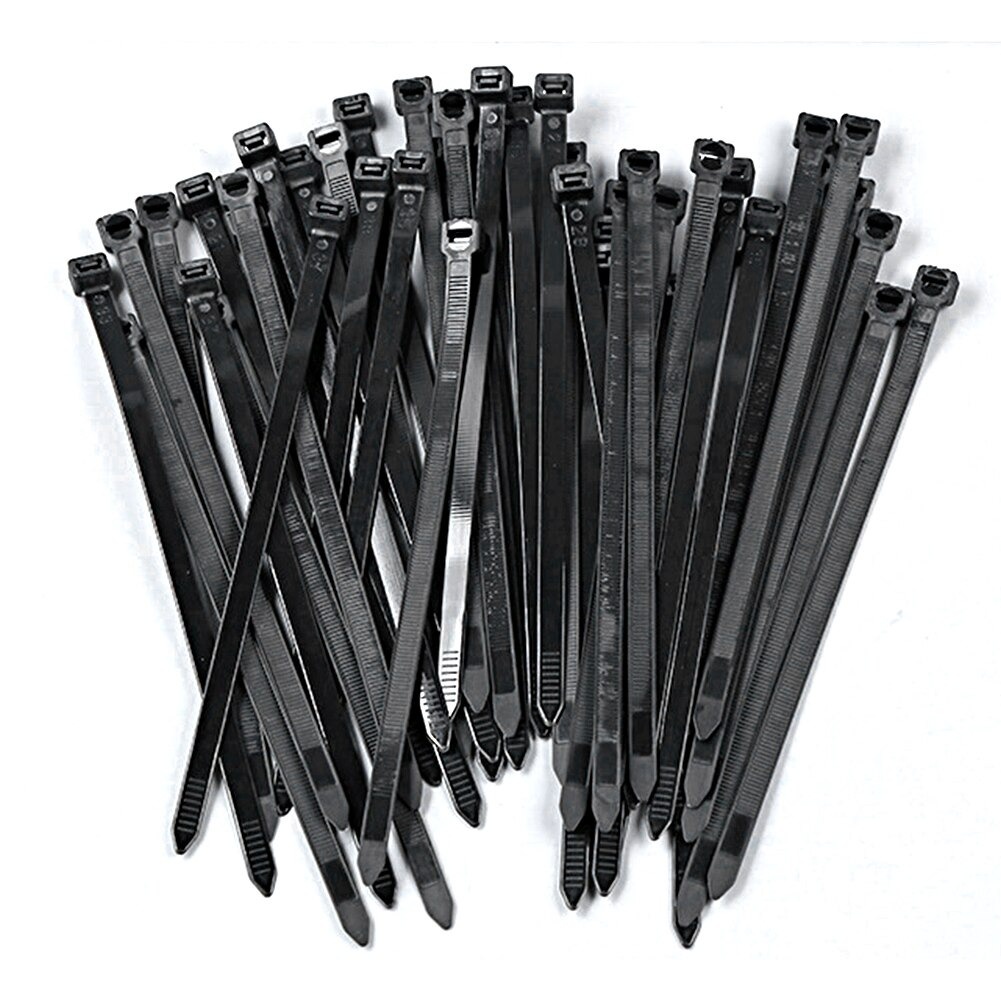 GSV ycdc kabel tis ties self locking wire zip cable organizer 3x100mm 1000 pcs - lyz-100 - black Or-i