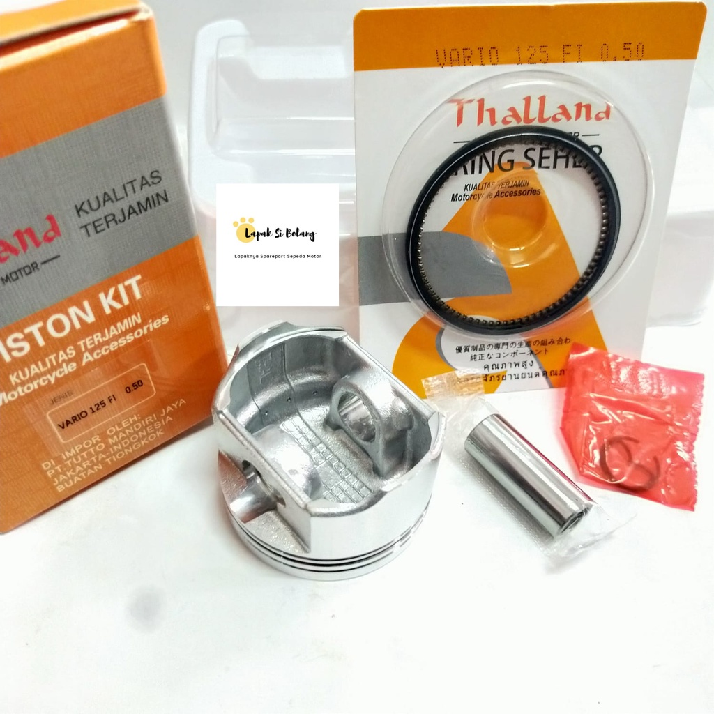 PISTON KIT SEHER SET VARIO125 FI KWN VARIO TECHNO INJECTSI OS STD 25 50 100 THALLAND