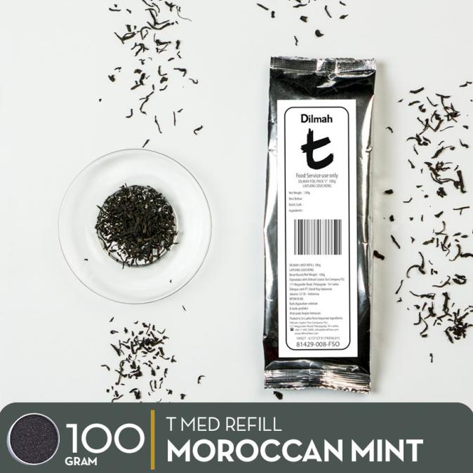 

[[BISA COD]] Dilmah T Med Refill Moroccan Mint 80gr - Loose Tea - Daun Teh Kering TERLENGKAP Kode