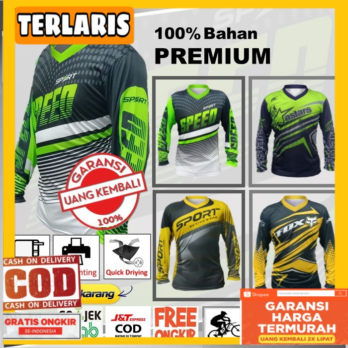 Grosir Baju Jersey Sepeda MTB Downhill dan Baju sepeda Terbaru untuk Kaos Jersy Sepeda mtb Motocross