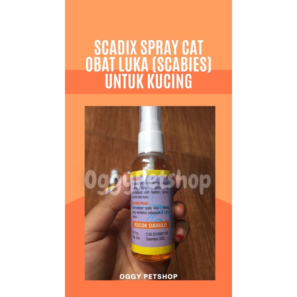 SCADIX DOG SPRAY- 60 ML ANTI INFEKSI KULIT ANJING