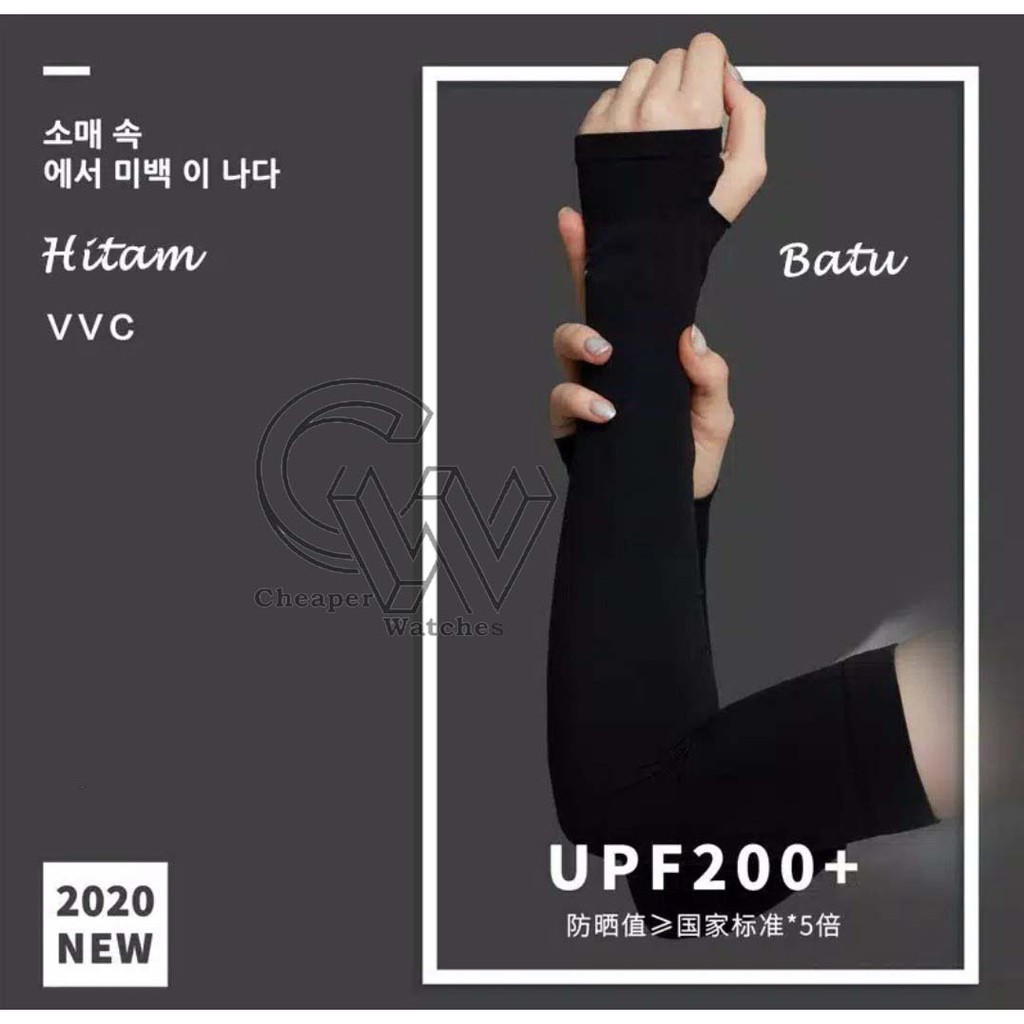 Cheaper-Sarung Tangan Lengan Manset Panjang Korea Anti Sinar UV Handsock Sport Unisex