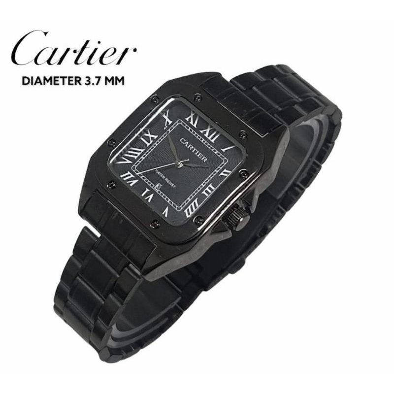 Jam Tangan Wanita Cartier Stainless Steel Tali Rantai