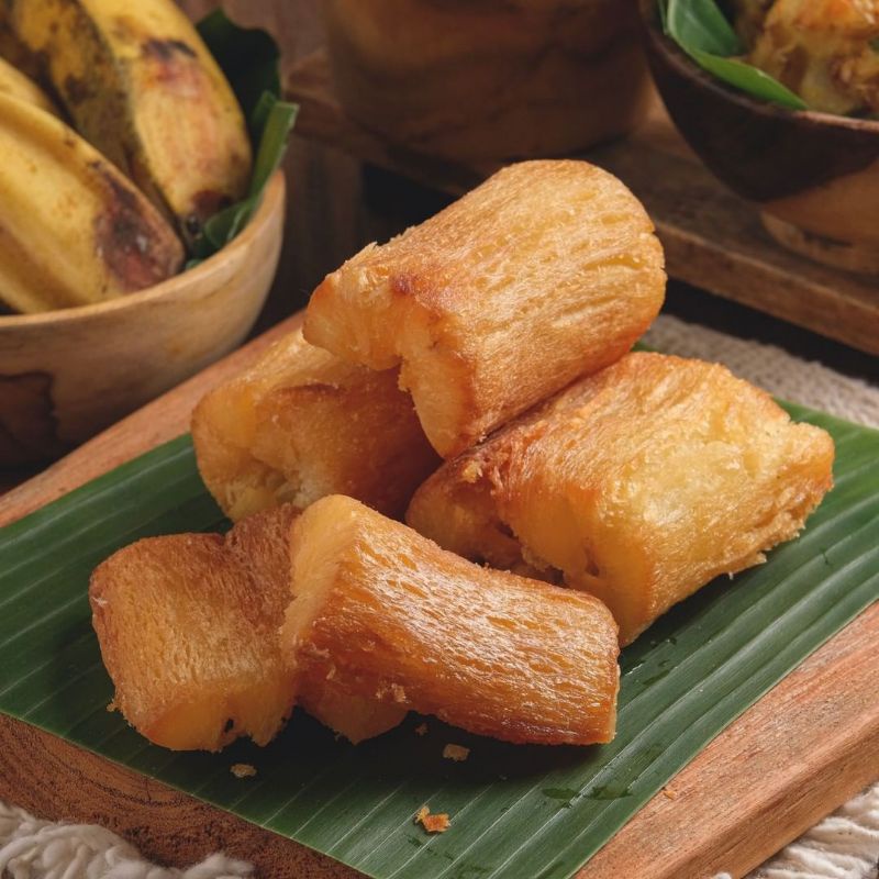 

Singkong meletus frozen siap goreng/kukus