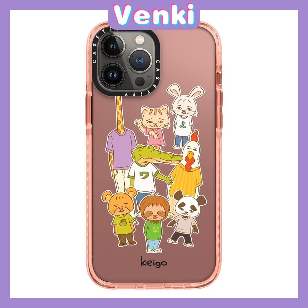 iPhone Case Silicone Soft Case Clear Case Thick TPU Camera Protection Frame Shockproof Case Translucent Pink Cartoon Animal Cute Style For iPhone 13 Pro Max iPhone 12 Pro Max iPhone 11 Pro Max iPhone 7 Plus iPhone XR XS MAX 12 pro X/XS Pro Plus 7 Max 13