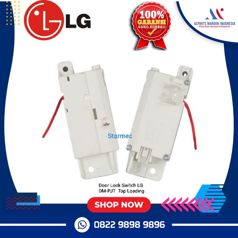 Door lock / switch pintu mesin cuci LG Front loading