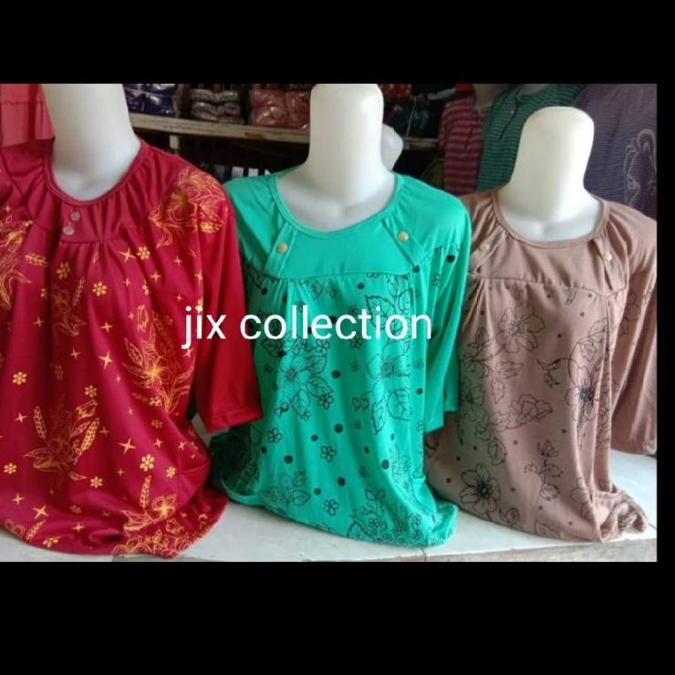 atasan ibu²//kaos ibu tua//kaos ibu muda lengan pendek lengan panjang "JAM.01Jl22ĸ"
