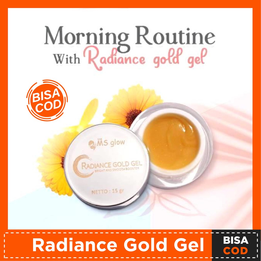 MS Glow Radiance Gold Gel Radian Gold Jel Radiance Hold Jel Original