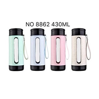 Idashi Olshop || Botol Minum Kaca 430ml Termurah / Botol Minum Tumbler