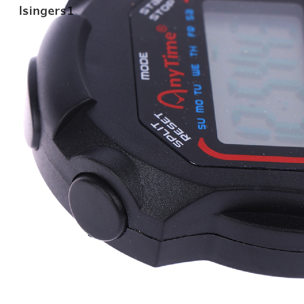 (lsingers1) Stopwatch Digital Dengan Layar LCD