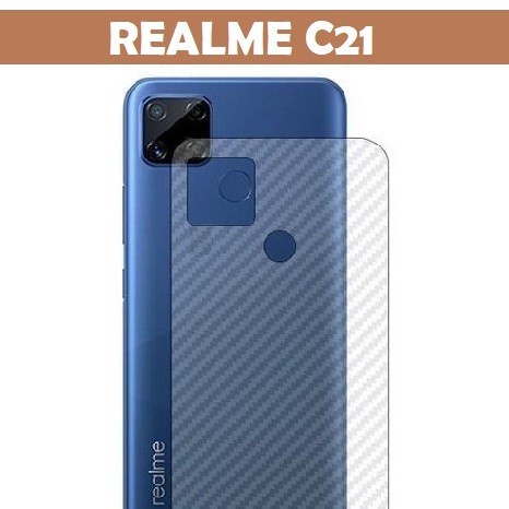 REALME C11 2021 C20 C21 C21Y C25 C25S C15 C12 C11 2020 ANTI GORES BELAKANG SKIN KARBON, BACK SCREEN  PROTECTOR GARSKIN ANTI JAMUR MOTIF CARBON PELINDUNG BELAKANG ANTI JAMURAN C21 Y C25 S