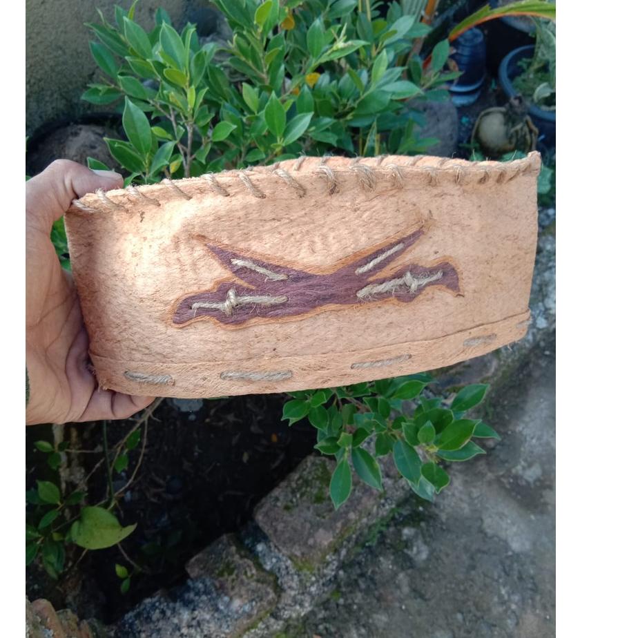 【Penjualan Terbaik】Songkok Kulit Kayu Asli / Peci Muslim Kulit Kayu / Kopyah Kulit / Kuplok Kulit As