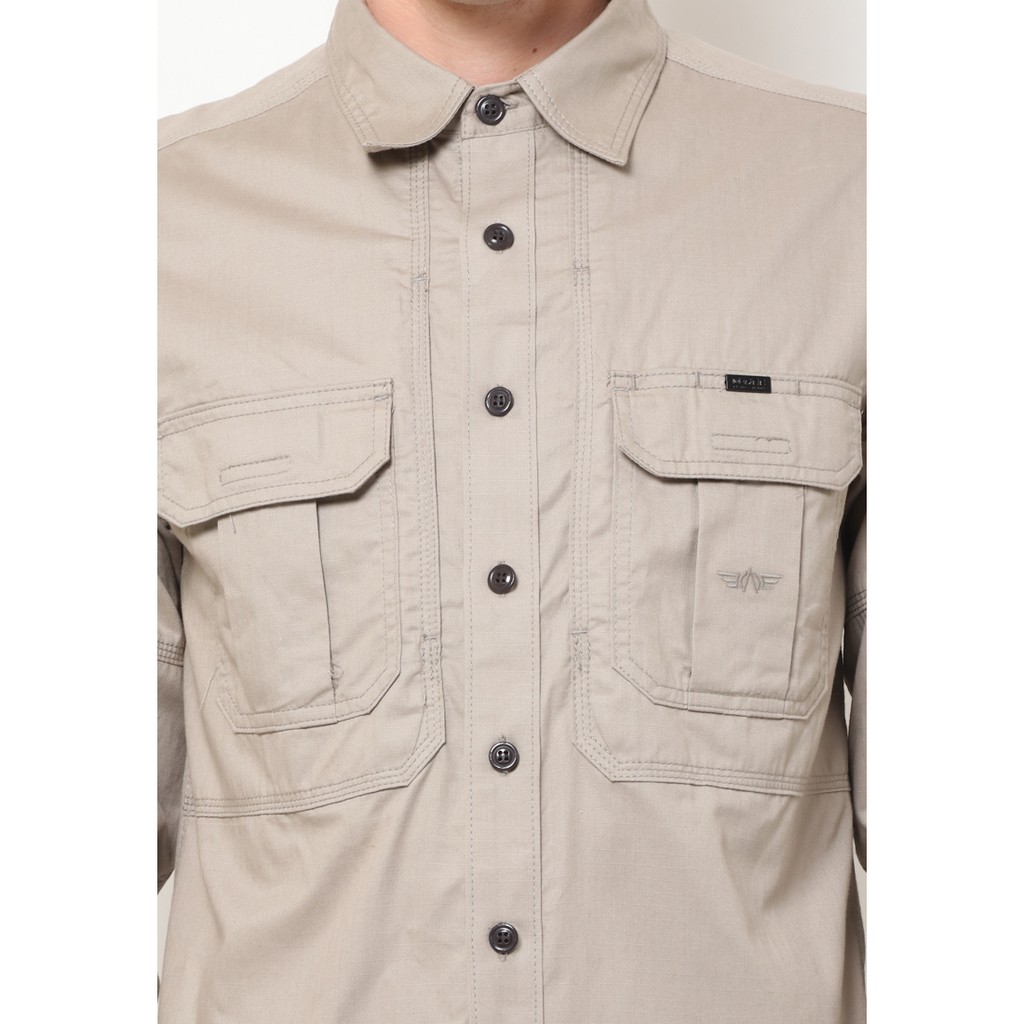 Kemeja MGEE 3451C Outdoor Original Lengan Panjang Ribstop