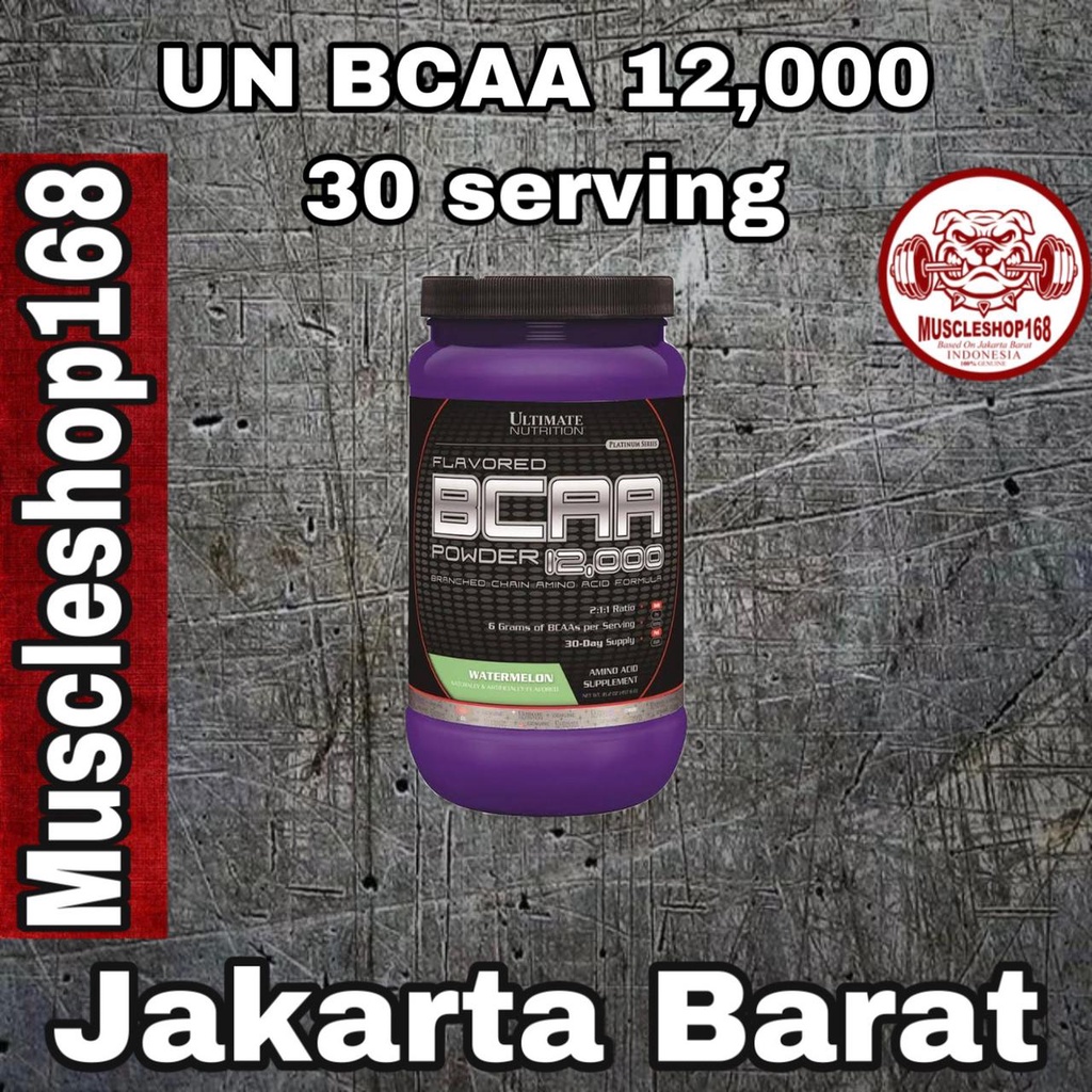 UN Ultimate Nutrition BCAA 12000 Powder 457 grams 30 60 serv gram gr