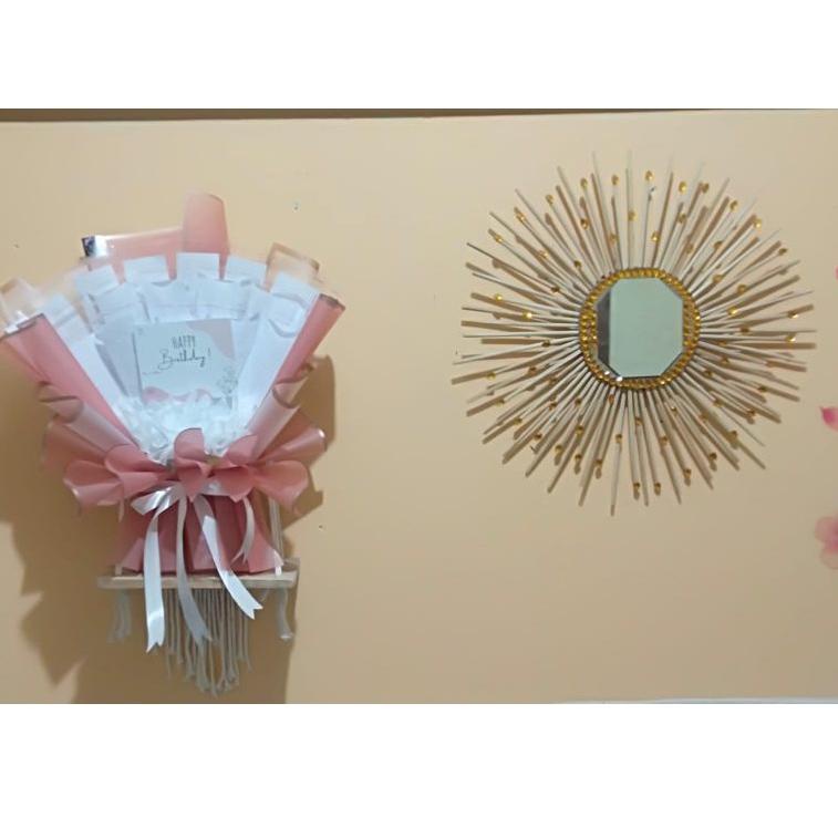 

(A3N9).. Ready Bouquet warna dusty pink //Stok@melimpah